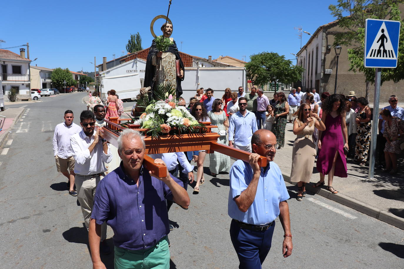 Peromingo se vuelca con la fiesta de Santo Domingo de Guzmán