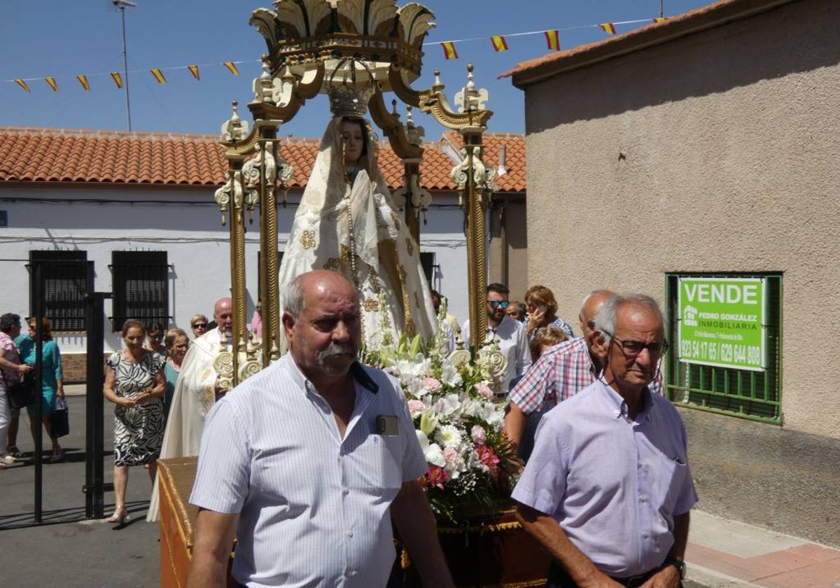 Jotas a la Virgen de las Nieves en Palaciosrubios