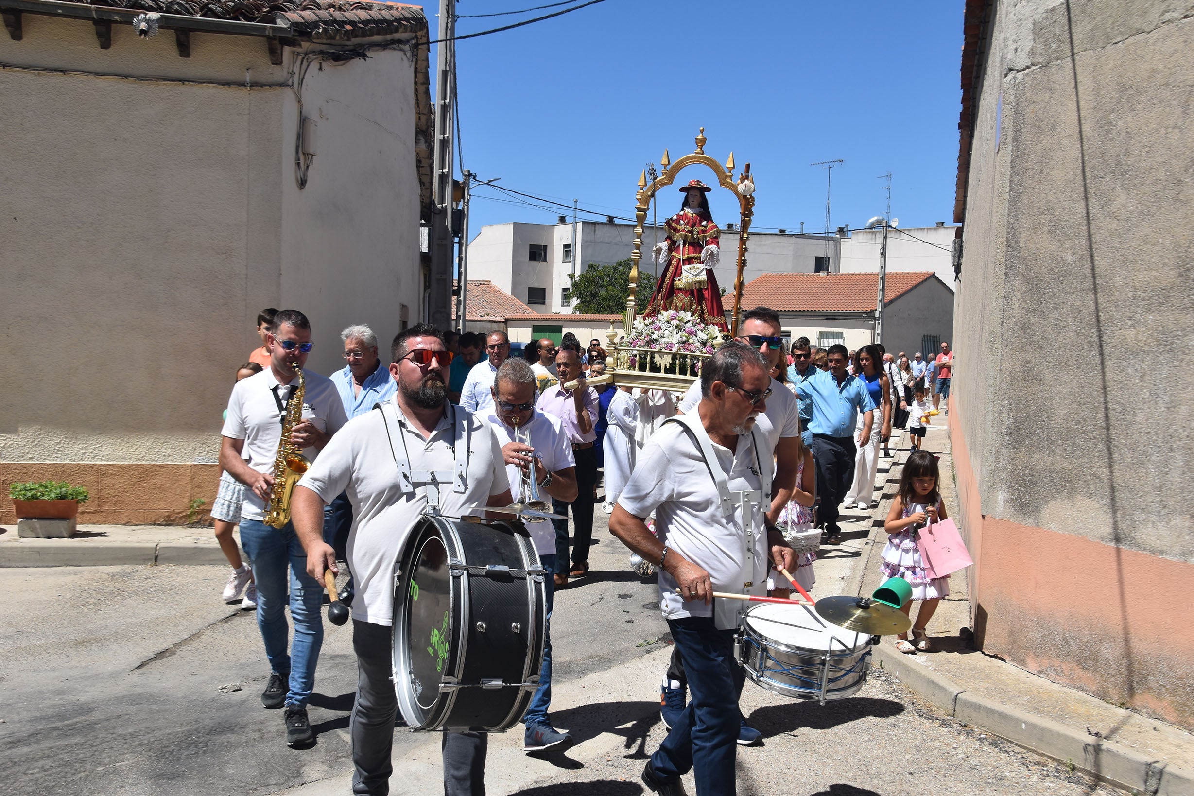 Moriscos despide sus fiestas en honor a la Virgen Peregrina con el tradicional repique de campanas