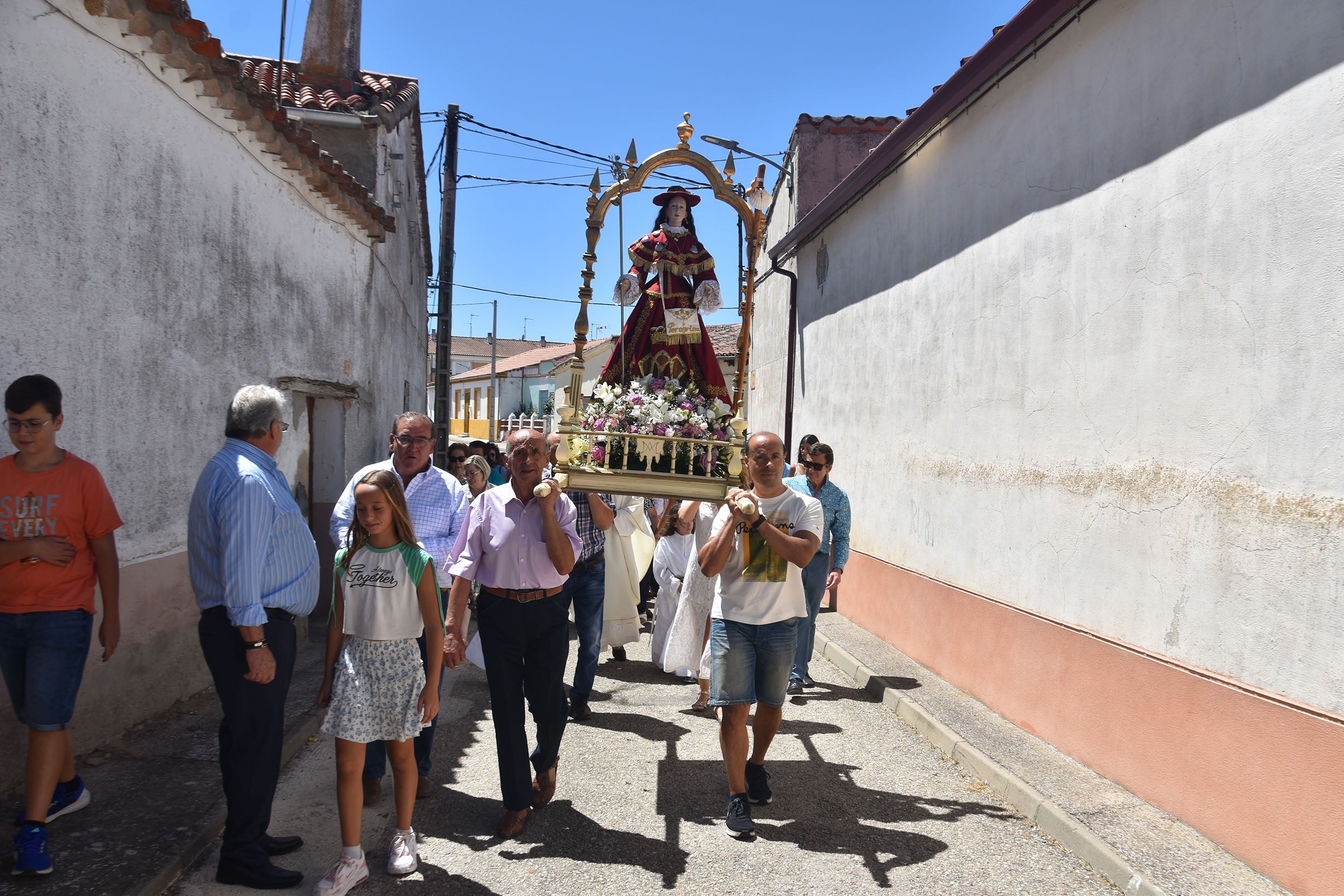 Moriscos despide sus fiestas en honor a la Virgen Peregrina con el tradicional repique de campanas