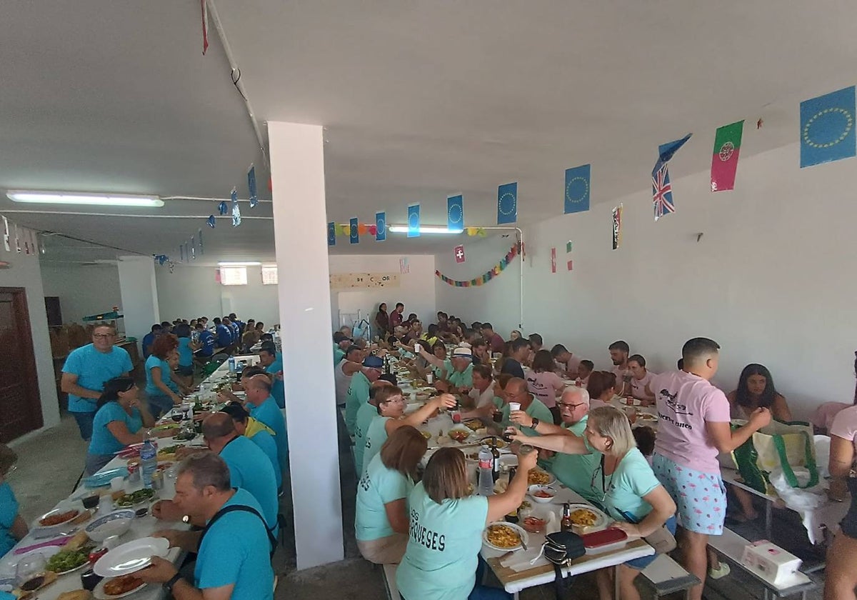 Las peñas cocinan por San Benito