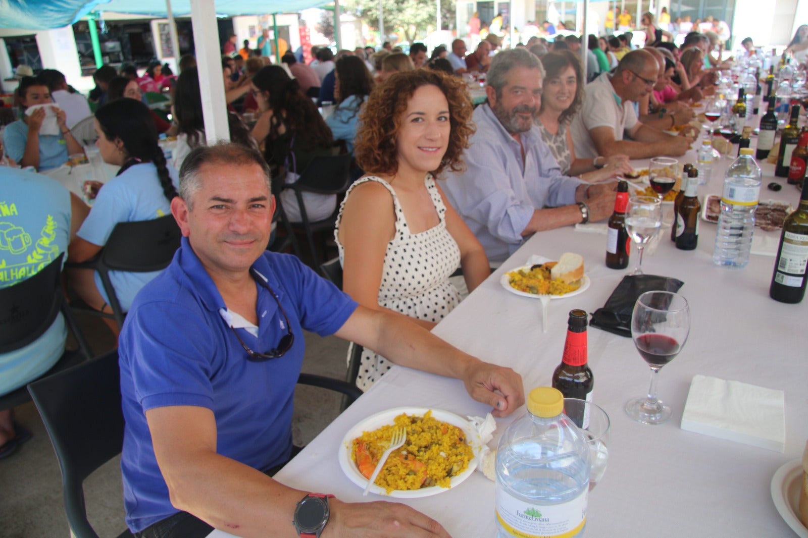 Fin de fiesta en Robliza de Cojos con 400 raciones de paella