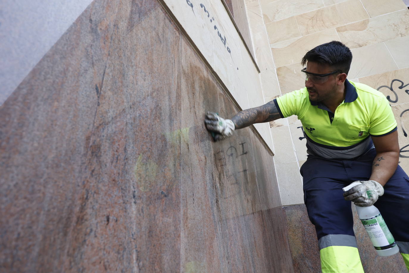 Más conciencia: caen las pintadas vandálicas