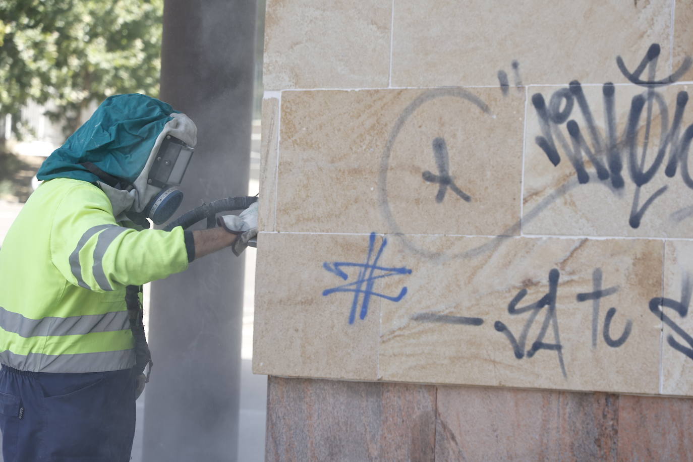 Más conciencia: caen las pintadas vandálicas