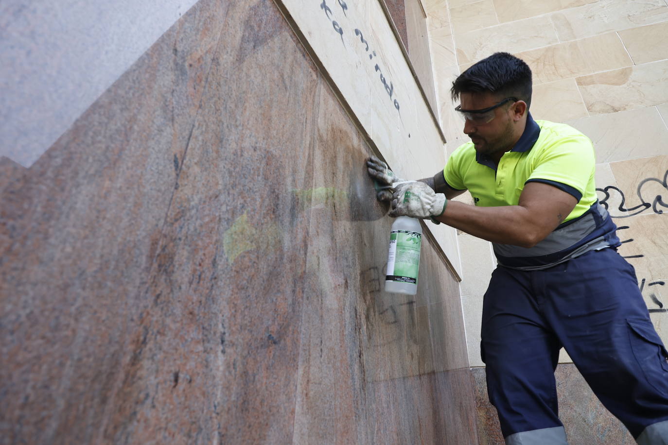 Más conciencia: caen las pintadas vandálicas