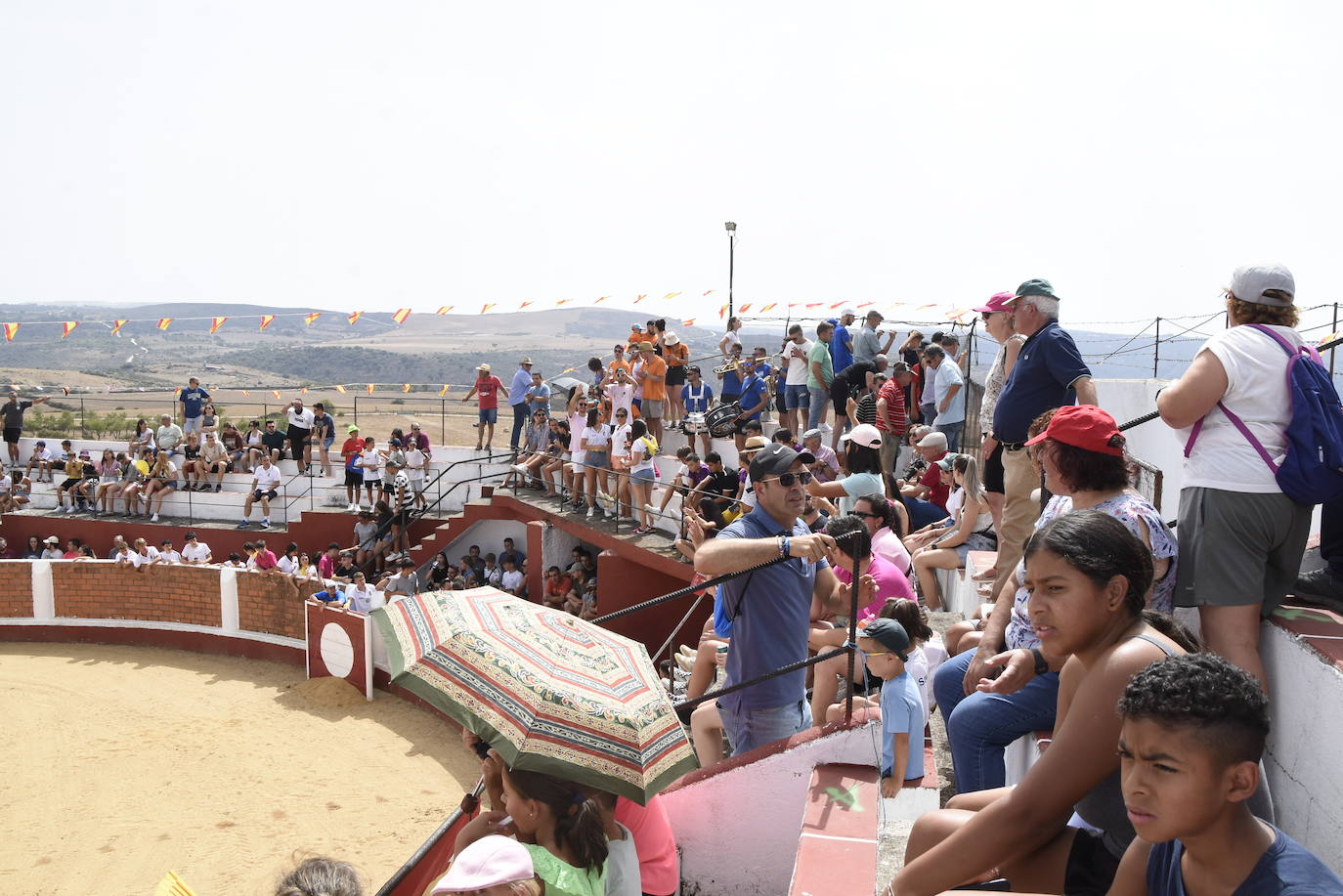 Rápida carrera en el primer encierro de Saucelle