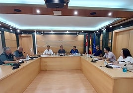 La reunión de la Junta Local de Seguridad de Carbajosa de la Sagrada