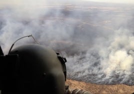 La Guardia Nacional de Hawái en los incendios forestales de Maui.