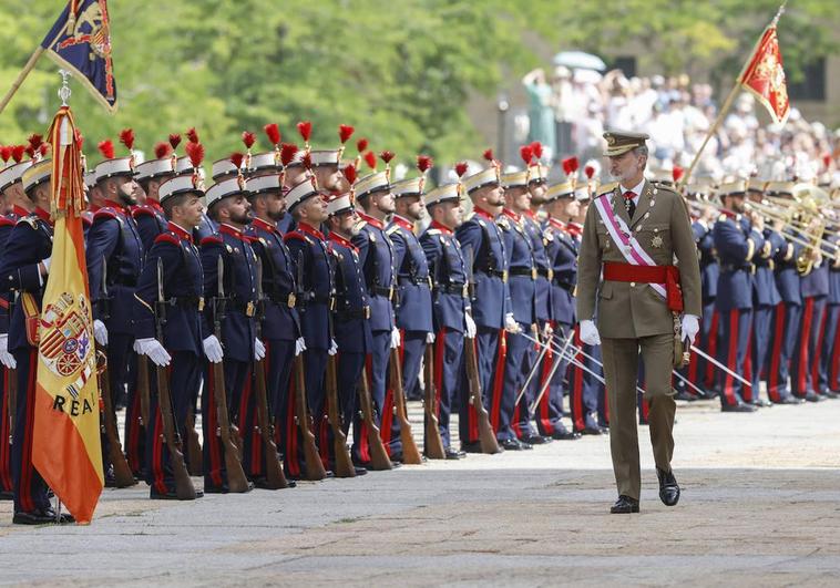 'Desembarco' de la Guardia del Rey en Salamanca