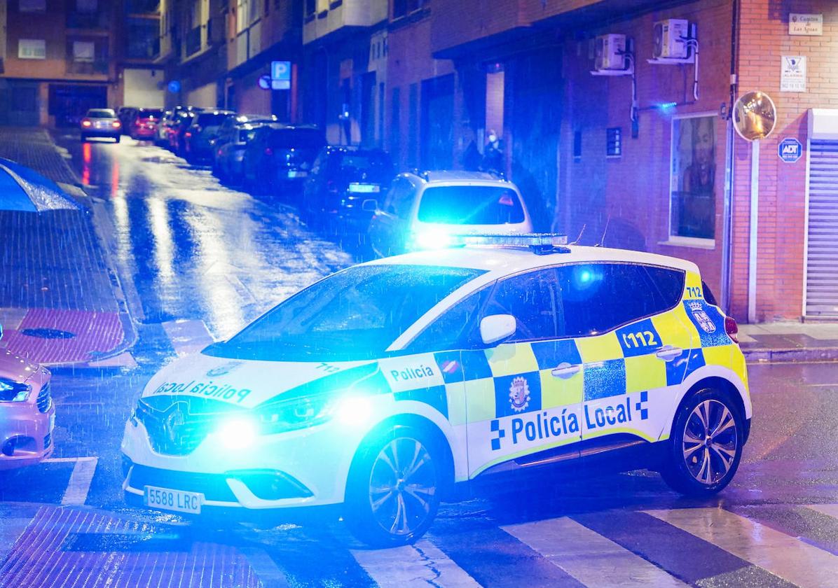 Una patrulla de la Policía Local de Salamanca.