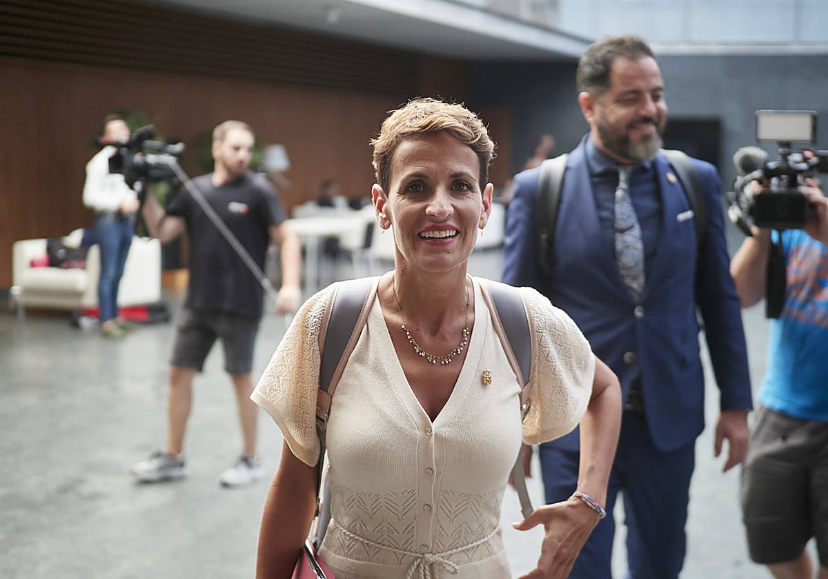 La socialista María Chivite repite al frente del Gobierno de Navarra otros cuatro años