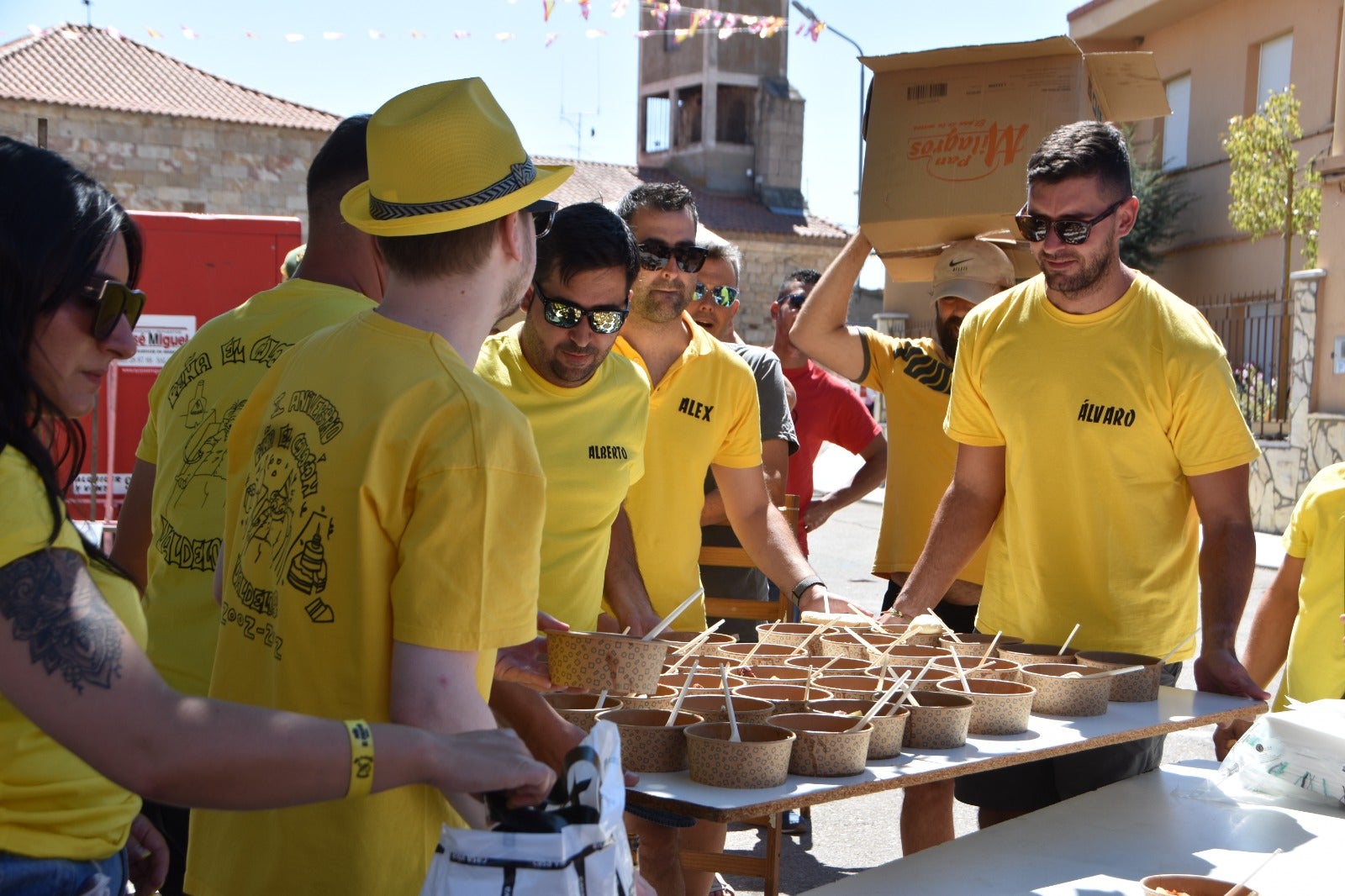 Caldereta para 1.000 personas en el fin de fiesta en Valdelosa