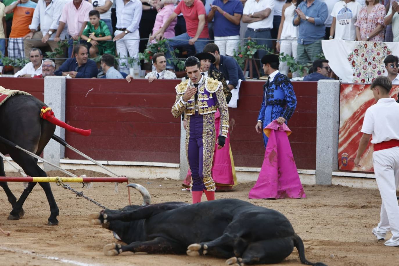 Las mejores imágenes del festejo de Talavante, Castella y Diosleguarde en Guijuelo