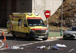 Accidente en la N-620, en la rotonda de Buenos Aires.