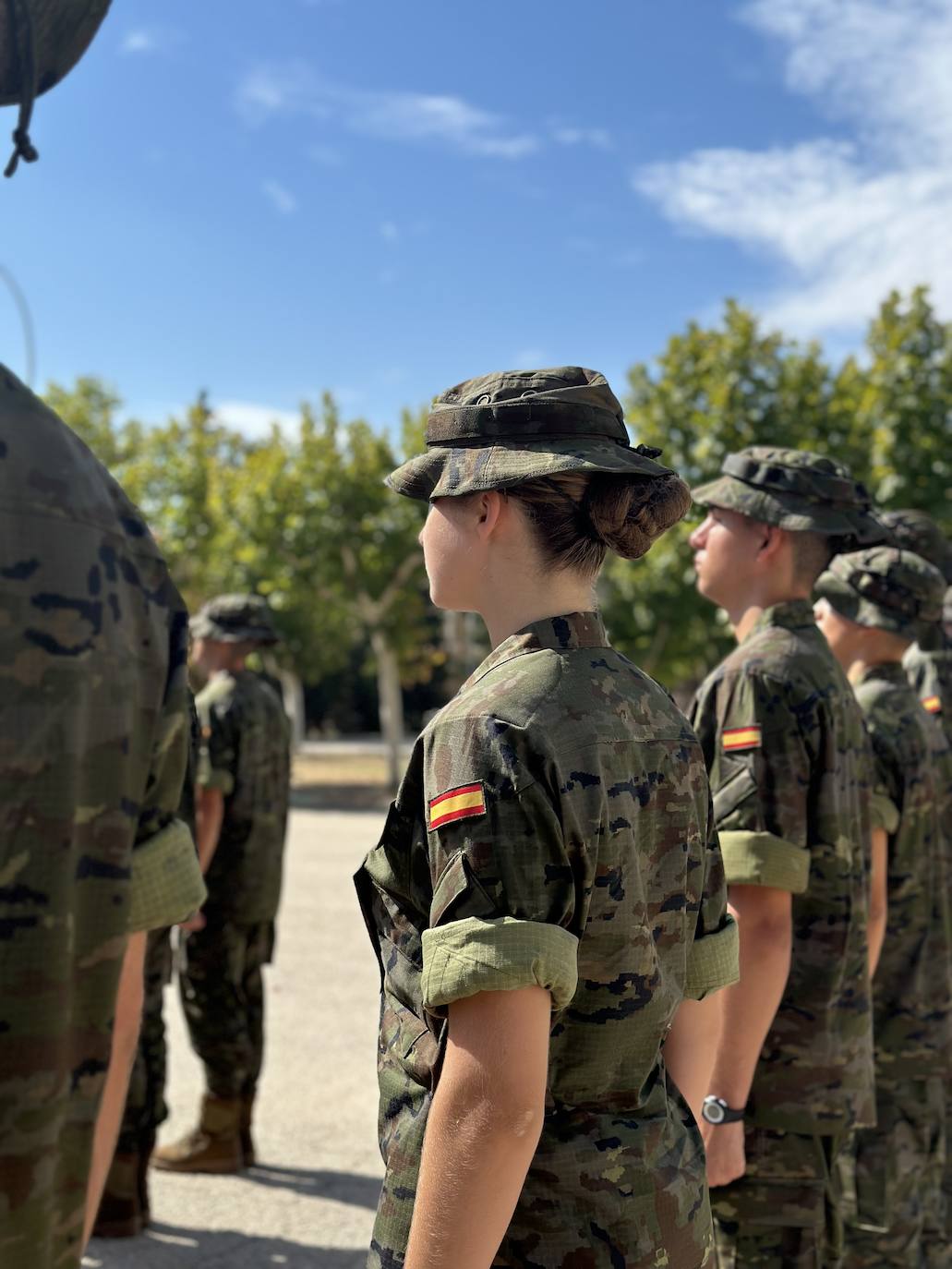 Así fue el primer día de la princesa Leonor en la Academia militar de Zaragoza