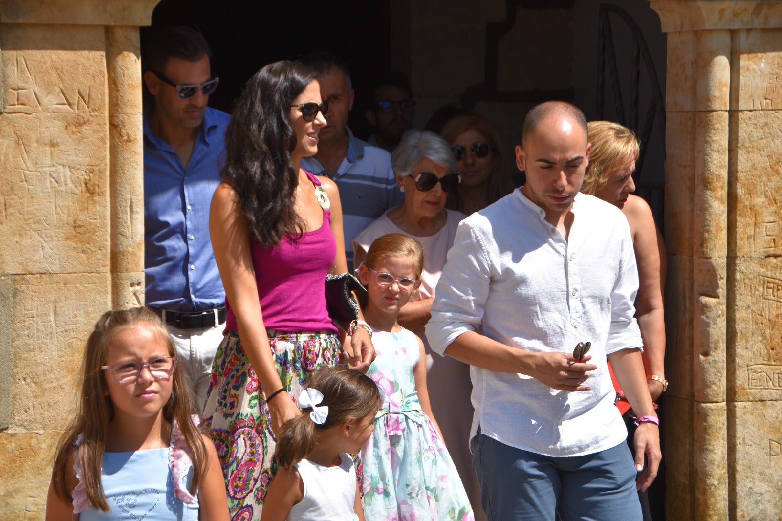 Procesión de gala en Golpejas por San Bartolomé