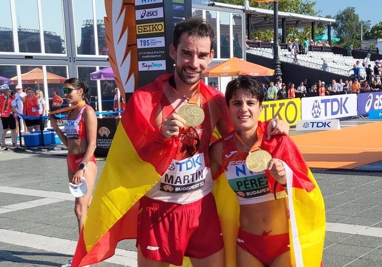 María Pérez y Álvaro Martín hacen historia con un doble oro en el Mundial de Atletismo