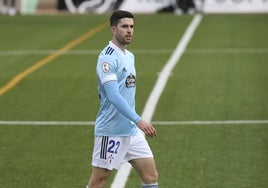 Barri, en una de sus visitas anteriores al Reina Sofía como jugador del Celta B.