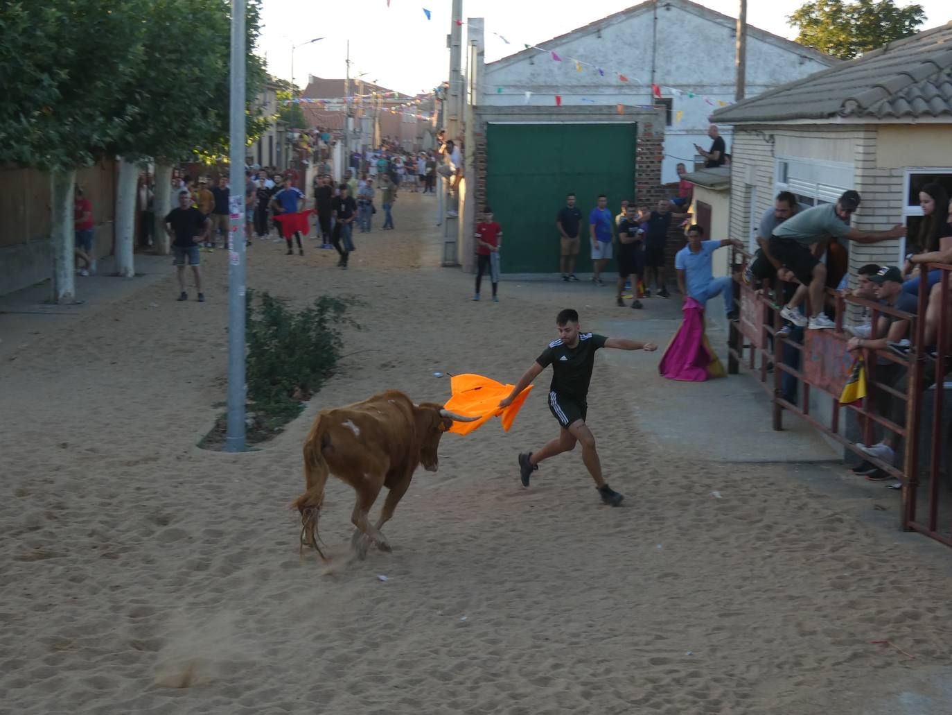 Multitudinario segundo encierro en Villaflores