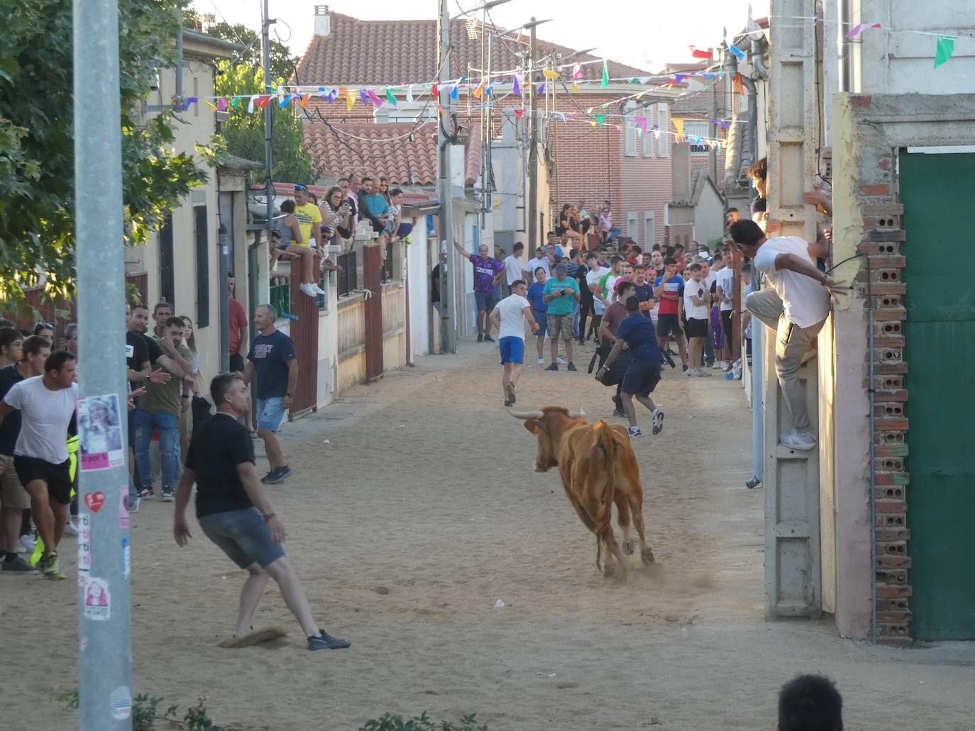 Multitudinario segundo encierro en Villaflores