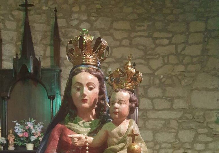 Nueva vida para la Virgen del Rosario de El Tornadizo