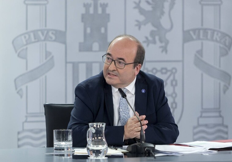 El ministro de Cultura y Deportes, Miquel Iceta.