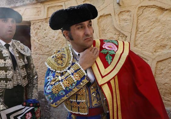 Morante, en el patio de cuadrillas de La Glorieta