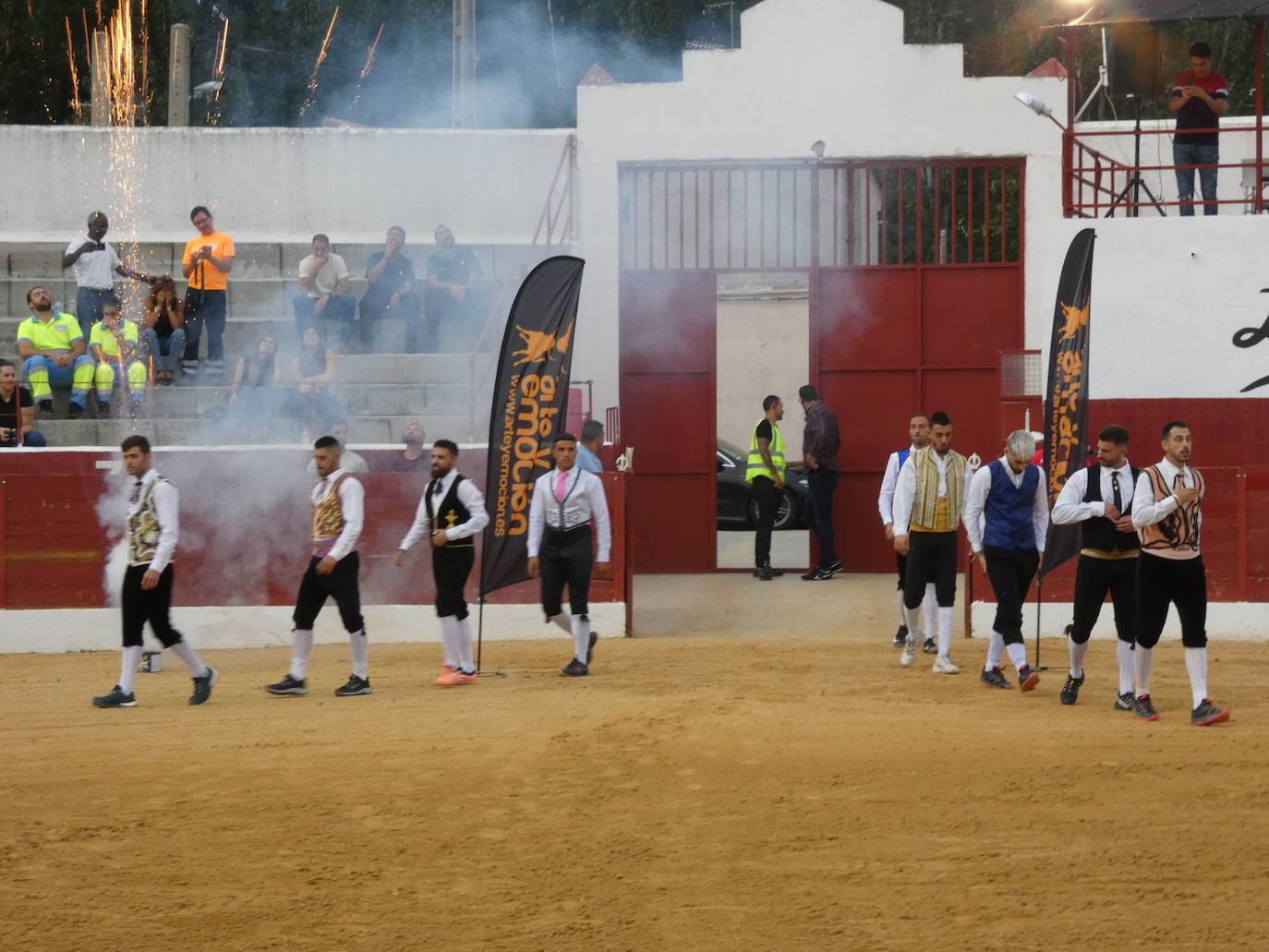 Tarde de riesgo y valentía en el concurso de recortes de Villoria