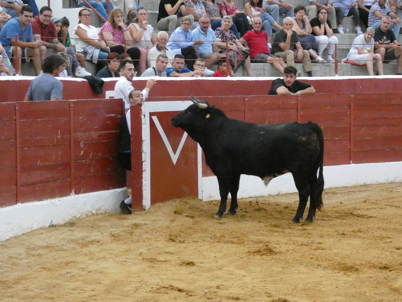 Tarde de riesgo y valentía en el concurso de recortes de Villoria