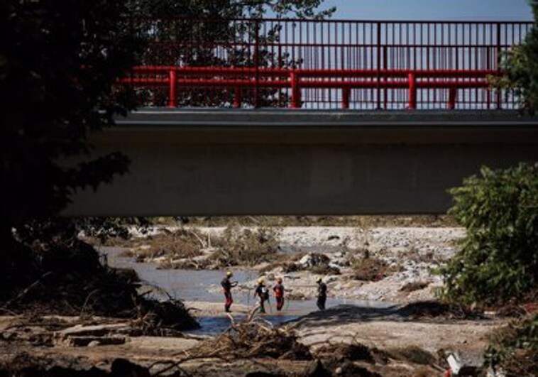Puente afectado por la DANA en Aldea del Fresno.