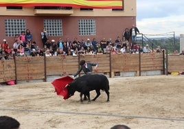 La lidia tuvo lugar en la Plaza Mayor reconvertida en coso taurino