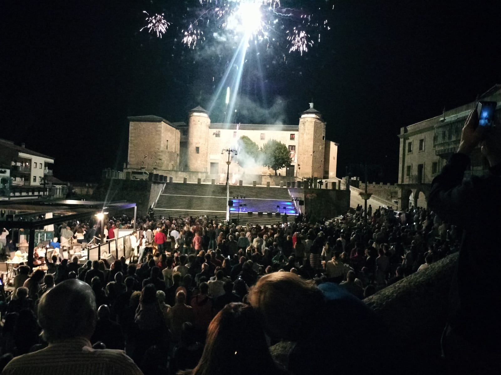 Fuegos artificiales para despedir las fiestas de Béjar