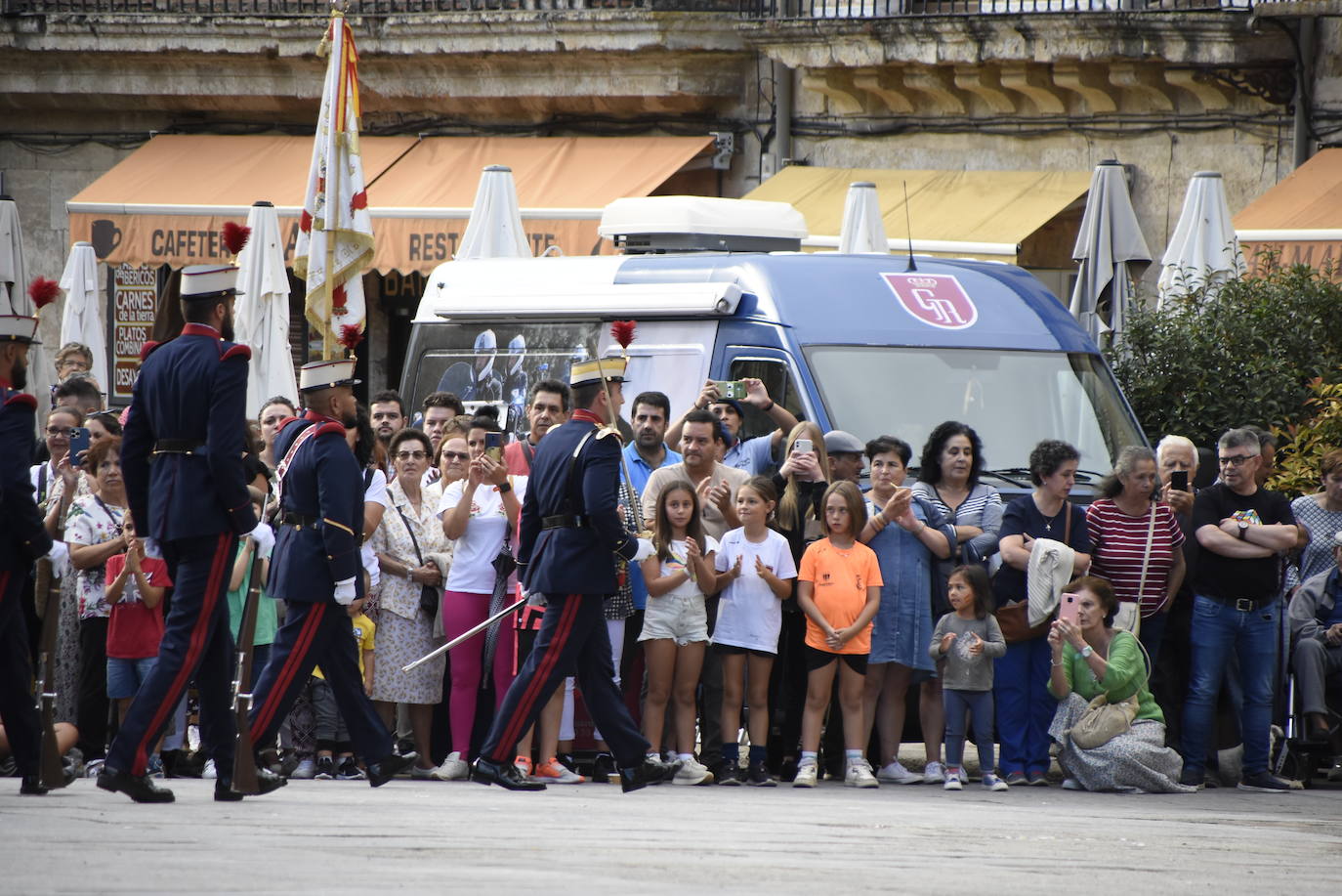 Vivas al Rey en la Plaza Mayor de Ciudad Rodrigo