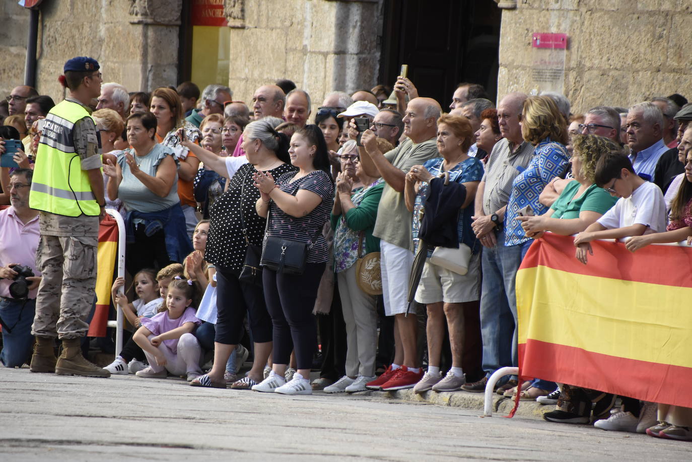 Vivas al Rey en la Plaza Mayor de Ciudad Rodrigo