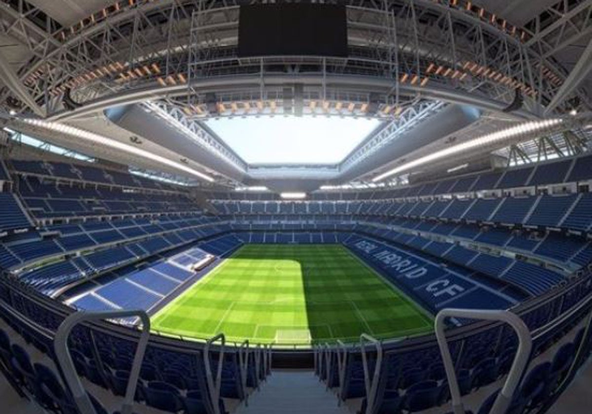 Santiago Bernabéu, estadio del Real Madrid.