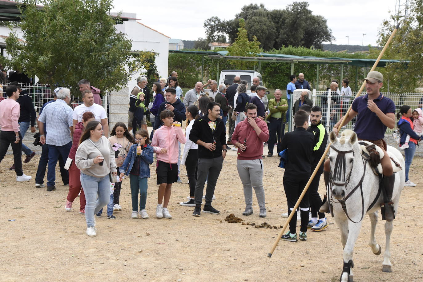 El agua no espanta ni a público ni a vacas en Aldehuela de Yeltes