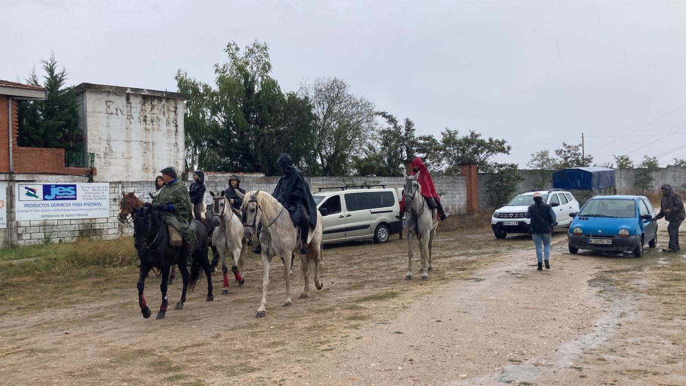 La lluvia obliga a aplazar gran parte de los actos de la Feria del Caballo de Ciudad Rodrigo