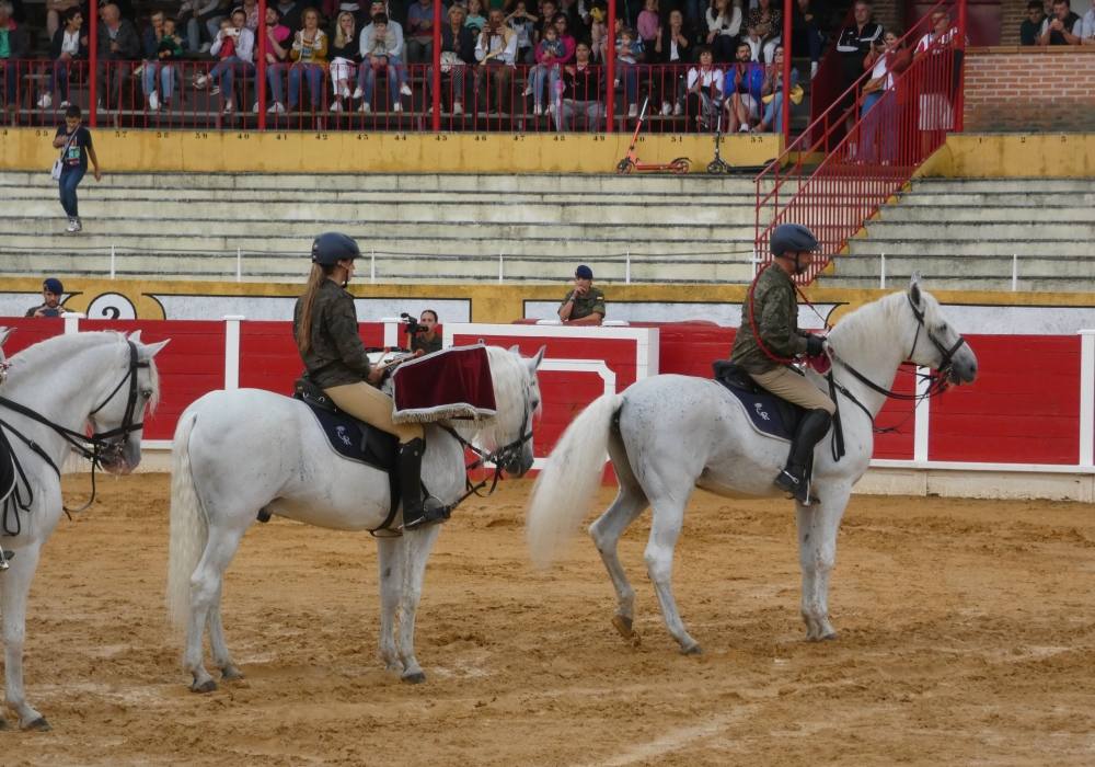 La Guardia Real se exhibe en La Florida de Peñaranda