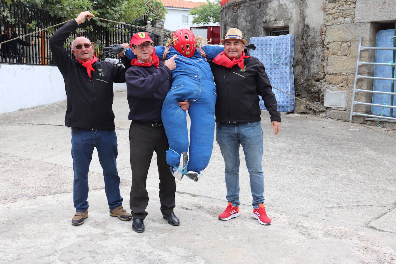 Cristóbal llena en la vuelta de las vaquillas a sus fiestas