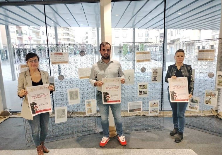 Una muestra de los miliarios de Palacios abre los actos del día de la Vía de la Plata en Guijuelo