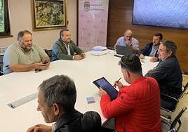 Un momento del debate del cereal en la Lonja de Salamanca.