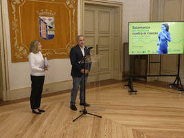 Presentación en el Ayuntamiento de la marcha contra el cáncer