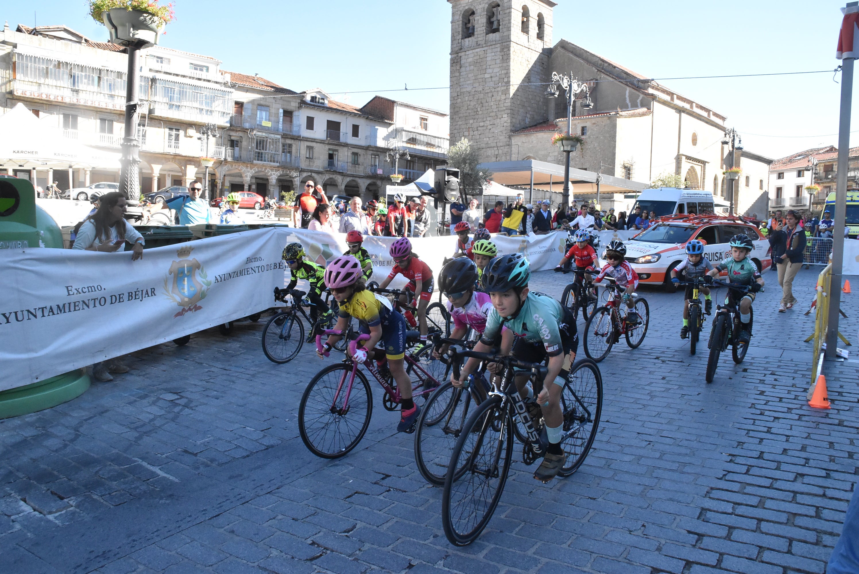 Animada mañana de ciclismo en Béjar