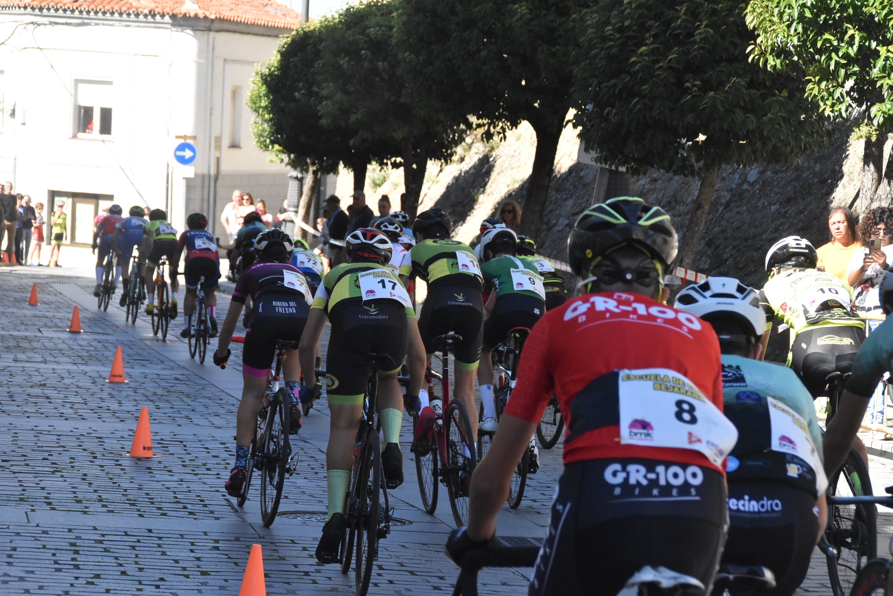 Animada mañana de ciclismo en Béjar