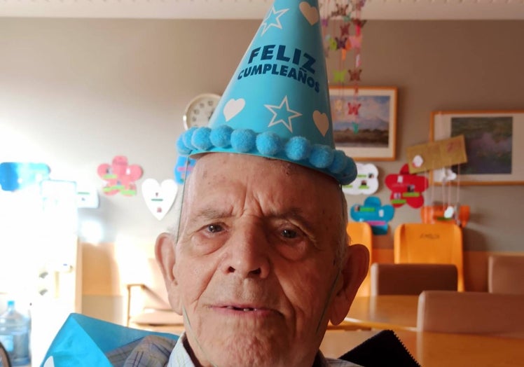 Juan José Hernández Rodríguez celebró su 102 cumpleaños en Martín de Yeltes