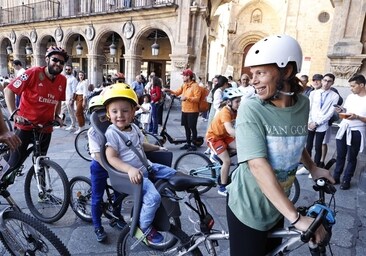 Así se vivió el Día de la Bici en Salamanca