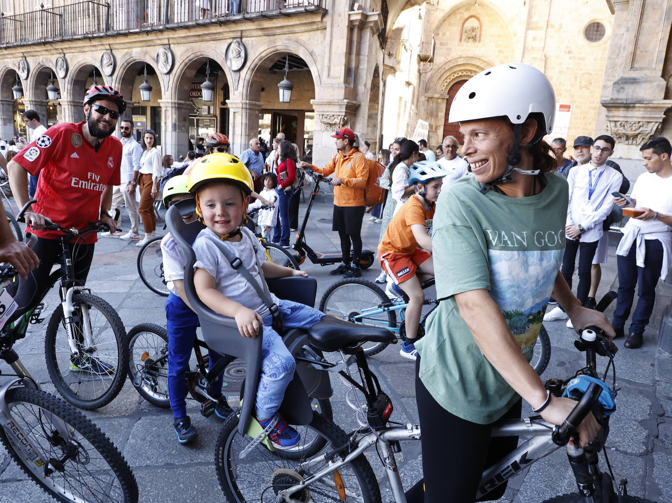 Así se vivió el Día de la Bici en Salamanca