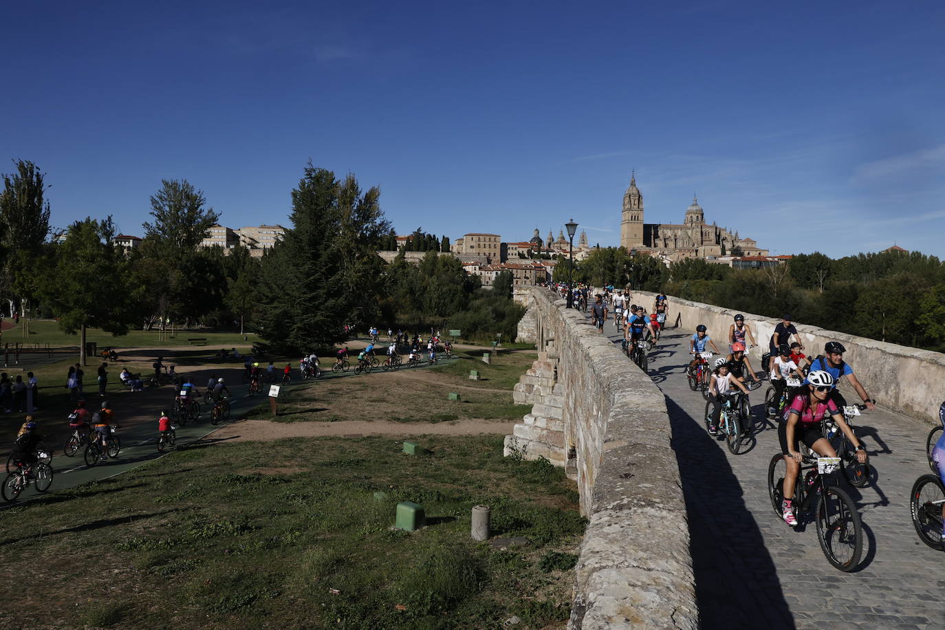 Así se vivió el Día de la Bici en Salamanca