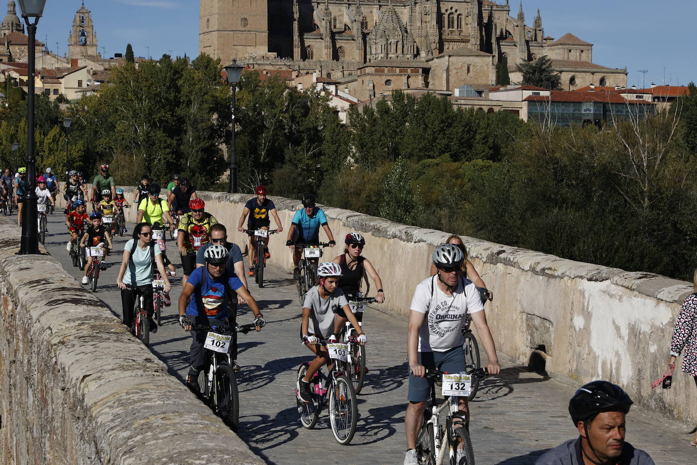 Así se vivió el Día de la Bici en Salamanca