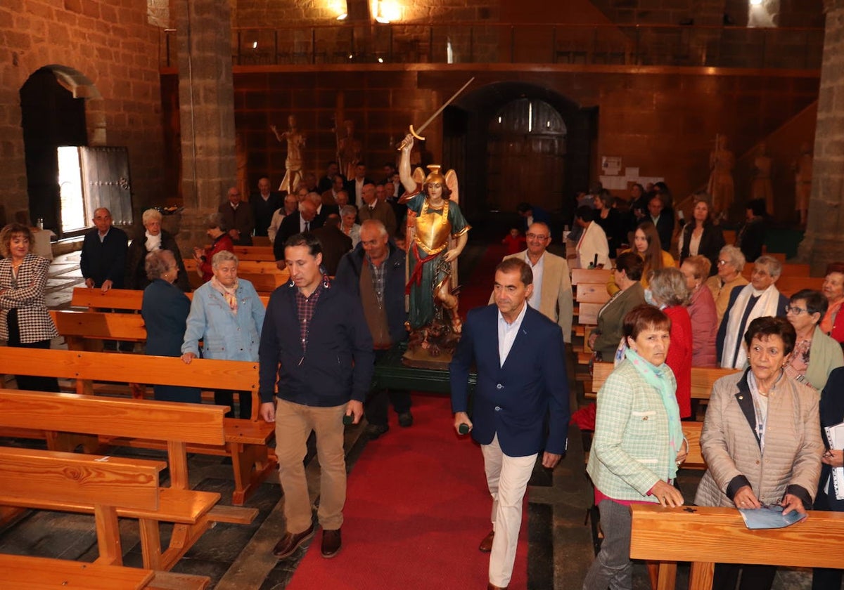 El santo no pudo salir el año pasado en procesión por la lluvia